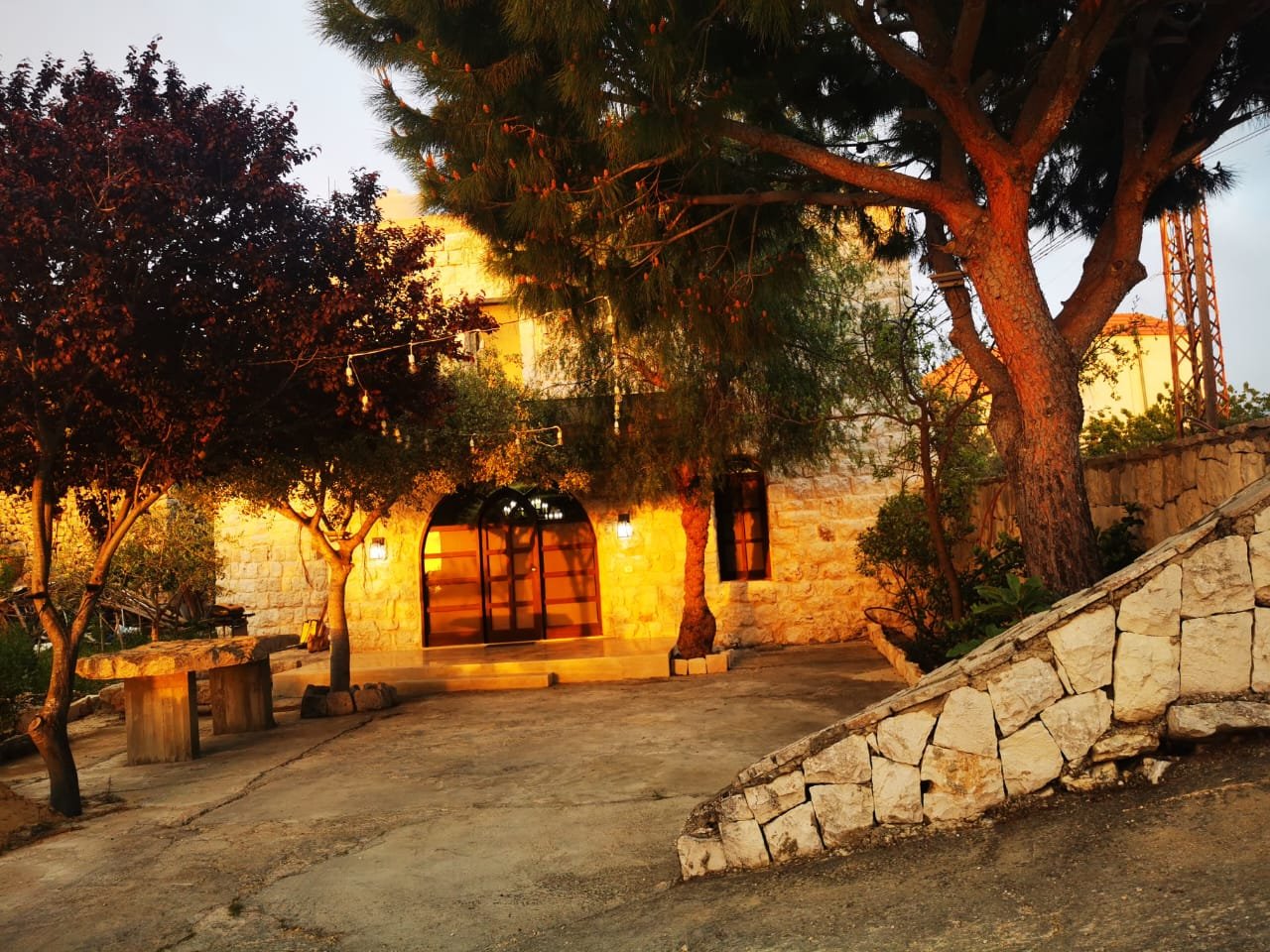 Traditional stone house with Private Garden For Rent in Eebrin - Batroun — Batroun
