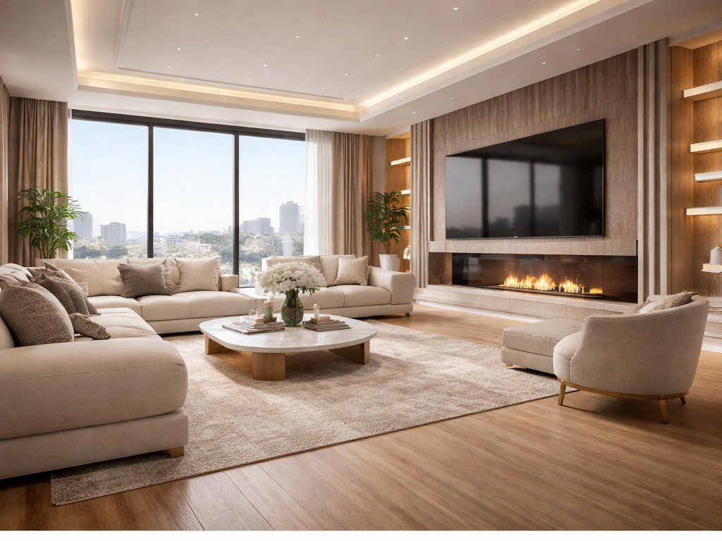 modern Apartment in City Center bat